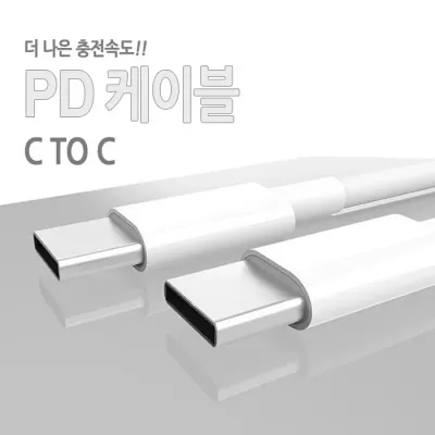 월드온 pd케이블 ctoc C타입 타입c 케이블 1m