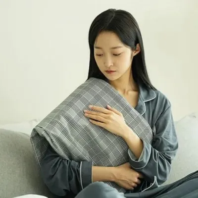 황토 맥반석 프리미엄 온열 허리 전기 찜질기 찜질팩 핫팩