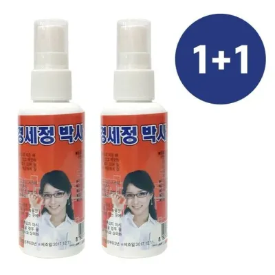 안경닦이 안경세정제 김서림방지 세척 단백질제거 세척제 박사 60ml 1+1