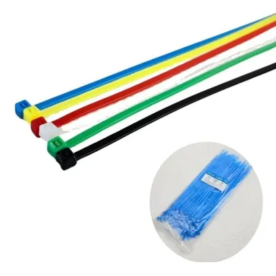 컬러 전선정리 케이블타이 20cm 100개입
