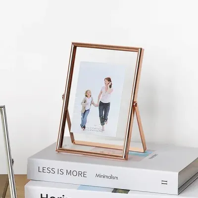 히키스 가족 아기 추억 기념사진 메탈 프레임 포토 테이블 사진액자 4x6