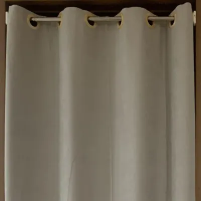 공간 분리 아일렛 문 가리개 커튼 그레이 200cm 방문 문가리개 가림천
