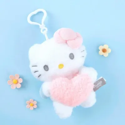 산리오 헬로키티 하트엔젤 가방고리 12cm