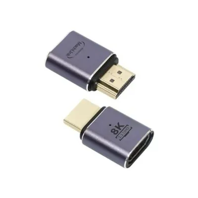 8k hdmi 연장 젠더 hdmi f 변환 젠더 디스플레이 알루미늄 커플러 커넥터 케이블 어댑터 게임기 확장기