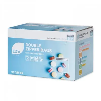 지퍼백 중형플러스 280매 주방용 보관팩 280매 세트