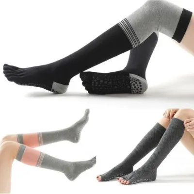 고급형 니삭스 테스 반양말 요가 오버니 논슬립 발가락