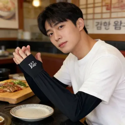 여름 남성 팔토시 햇빛 자외선 차단 쿨링 스포츠 등산 캠핑 쿨토시 그레이 블랙