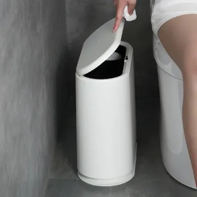 [신상꿀템] 슬림 원터치 휴지통 멀티 쓰레기통 인테리어 집들이선물 욕실 화장실 휴지통