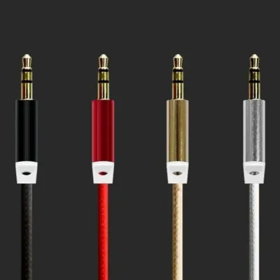 3.5mm 3극 컬러패브릭 AUX옥스케이블 라디오케이블
