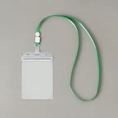 PVC 이름표 명찰케이스 50p세트(그린) 명찰목걸이