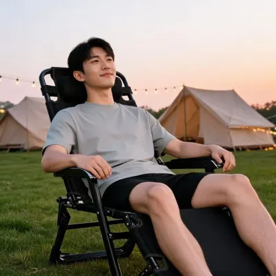 캠핑 의자 접이식 등받이 대형 침대용 차박 낚시용 아웃도어 캠핑용품