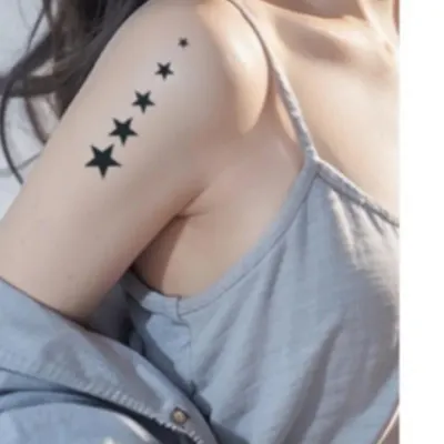 5p 스티커 타투 별모양 문신 타투 임시 스티커 스타 뷰티소품 패션 문신
