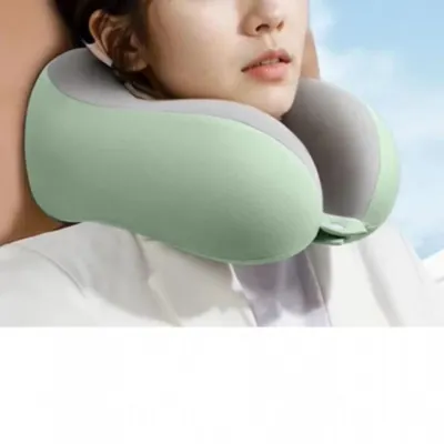 메모리폼 무중력 구름 쿠션목베개 U형 차량 목베개+전용파우치 비행기필수