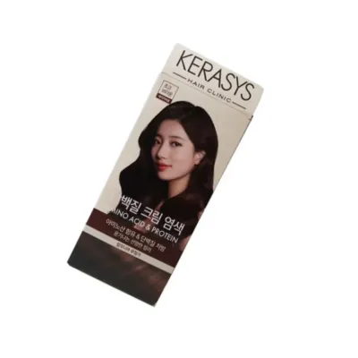 새치 염색약 헤어 흰머리 커버 영양 진한갈색 초코브라운 미용실 염모제