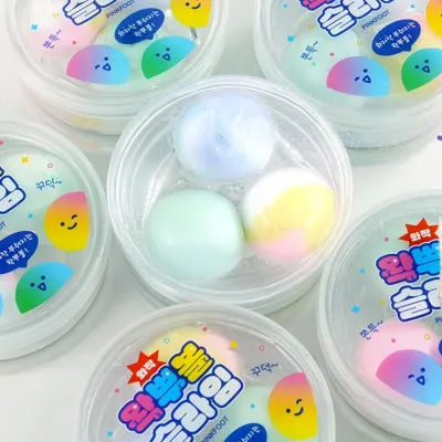 와작 왁뿌볼 슬라임 촉감놀이 말랑이 (4000X6개)