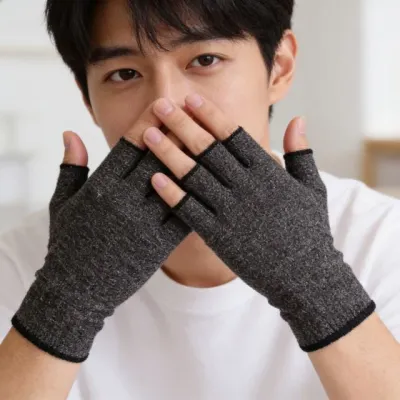 반장갑 손가락 오픈 장갑 다한증 사무실 운전 타자 작업 사무용 업무용