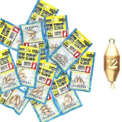 민물 낚시 봉돌 낚시용 황동 봉돌 민물용 도래추 코팅 채비용 싱커 회전 액세서리 장비 소품 용품
