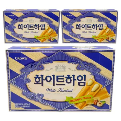 크라운제과 화이트하임 142g 3개