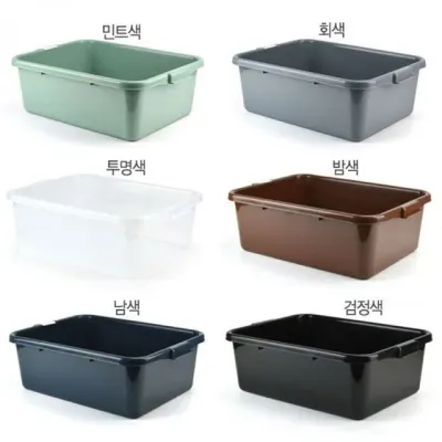 설거지통 박스형 식기수거함 1개 식기 정리 바구니