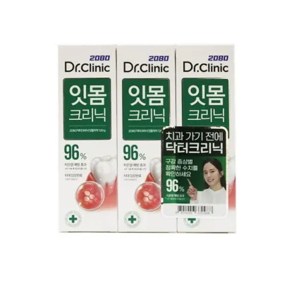 2080 닥터크리닉 잇몸 치약 120g 3입
