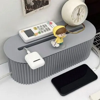 무타공 멀티탭케이스 전선정리함 케이블정리 거치대