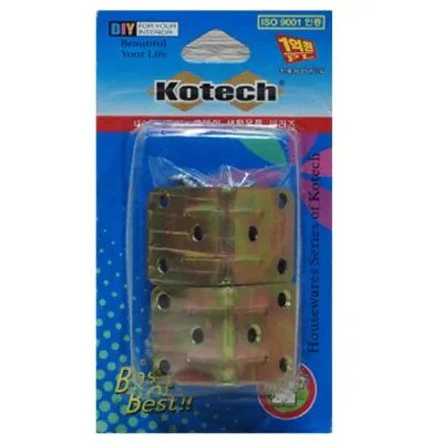 코텍 금색모서리장석 K-9561브라켓 꺽임고정 책상다리