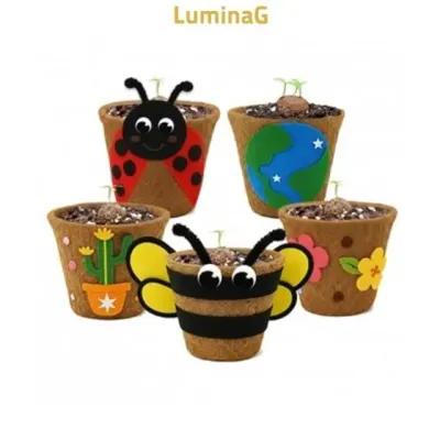 키트 DIY 화분만들기 스위트바질 씨드볼 식물키우기 공예