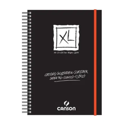 크로키 드로잉 스케치북 A4 84매 상단스프링 하드커버 미술 노트