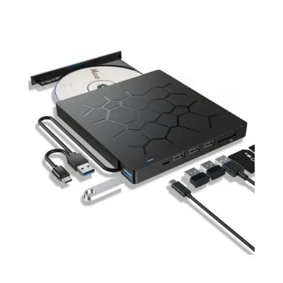 루미나D 7in1 usb 3.0 c타입 외장 odd cd dvd롬 레코더 ed02