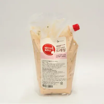 쉐프솔루션 사우전드 아일랜드 드레싱 냉장 2kg