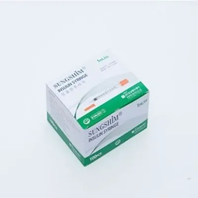 성심)인슐린주사기(Insulin Syringe)1cc 31G(8mm)/1통(100개)