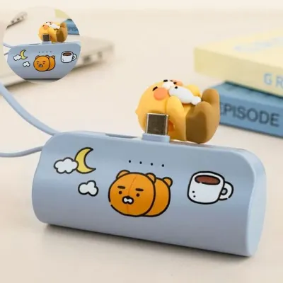 미니보조배터리 스마트폰보조배터리 보조배터리 하늘 5000mAh 1개