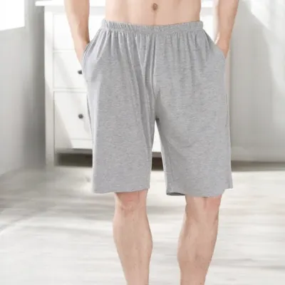 여름 통바지 남자 스판 밴딩 반바지 빅사이즈 홈웨어 쿨바지 잠옷바지