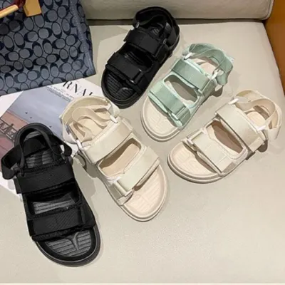 남녀공용 쿨로하 스트랩 샌들 커플 여름 슈즈 해변 바캉스 슬리퍼