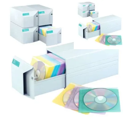 서랍식 CD홈 150개입 씨디굽기 공CD 영상저장 자료보관