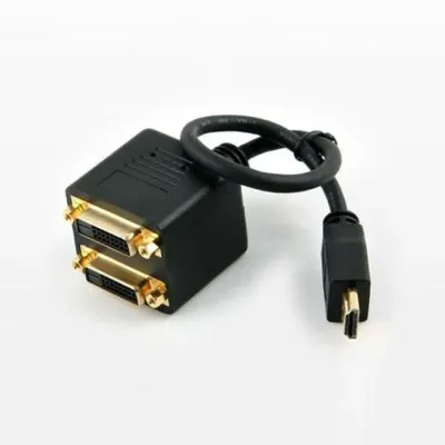 케이블 M DVI F 변환 분배기 선택기 HDMI 선택 분배기