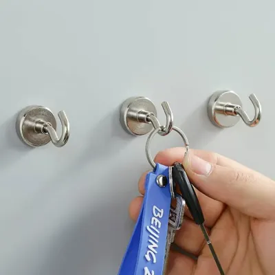 네오디뮴 강력 자석후크 5개입(10x32mm) 마스크걸이
