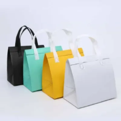 부직포 냉온 쇼핑백 가방 4호 테이크아웃보냉백 보온보냉백 일회용보냉백