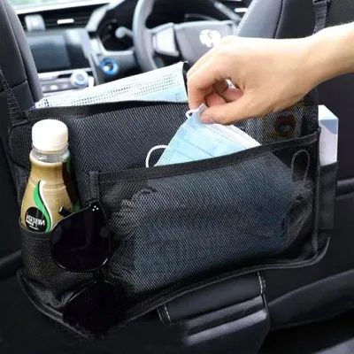 차량용 메쉬망 수납 포켓 자동차 좌석 사이 정리대