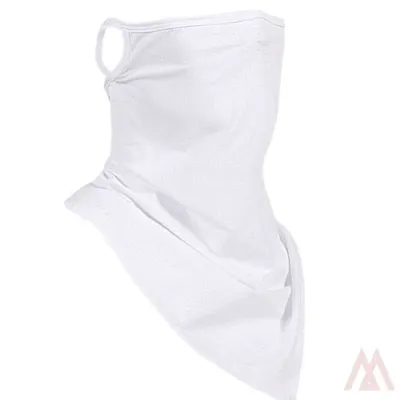 메쉬 귀걸이형 롱 스카프 화이트 등산넥워머 등산용 여름용