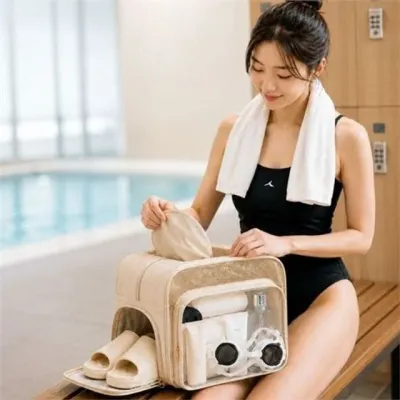 건습 분리 수영 가방 운동 수영 가방 대용량 수영장 물놀이 비치 용품 남성 여성 세면도구 운동복 여행용