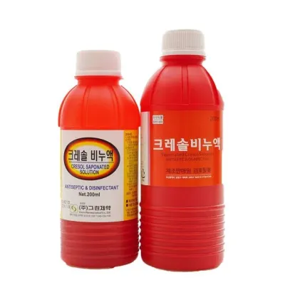 화장실청소 크레졸 크레솔 졸비누액 원액 200ml 5병