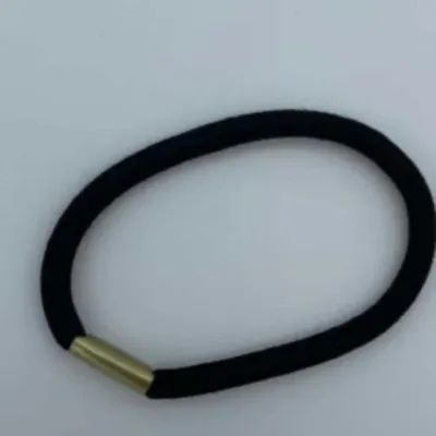 블랙 헤어고무줄 4mm 머리끈 헤어밴드