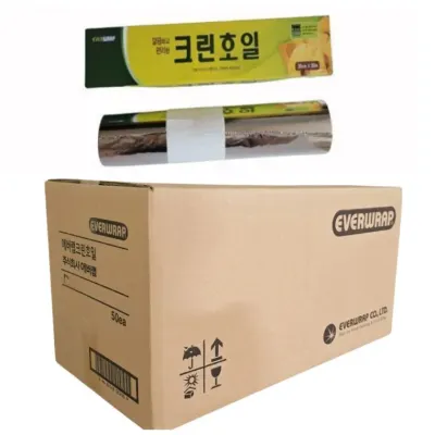 알루미늄 쿠킹호일 업소용 구이용 은박호일 바나나 사과 30cmx30m 50개