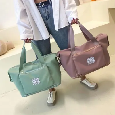 여행용 보스턴백 캐리어 보조가방 파우치형 폴딩백