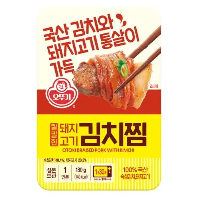 칼칼한돼지고기김치찜 렌지 180Gx12개 실온 1박스 오뚜기