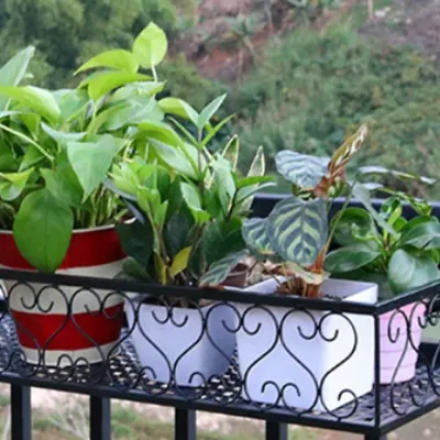 베란다 화분거치대 1단 30x20x12 배란다화분선반 화분선반대철제 화분정리대 베란다화분선반대 철재화분선