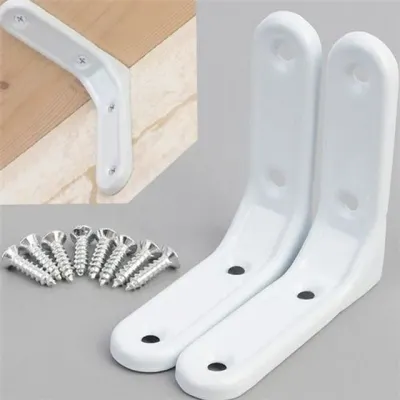 모서리 선반 받침대 브라켓 선반 지지대 다용도 ㄱ자 까치발 보강 코너 선반대 diy 선반용 심플 주방 벽면