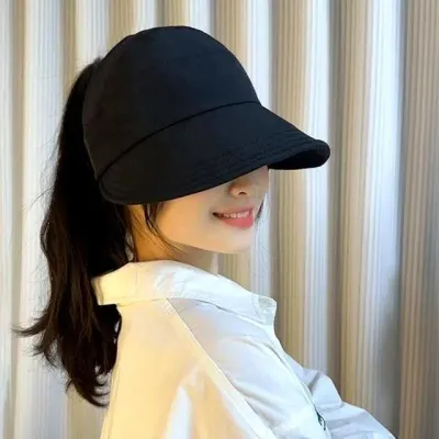 초경량 포니테일 썬캡 여성골프모자 여름 골프썬캡