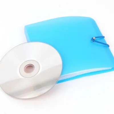 CD 보관함 디스크 12P DVD 더스트프리 블루 앨범 수납 케이스 시디케이스